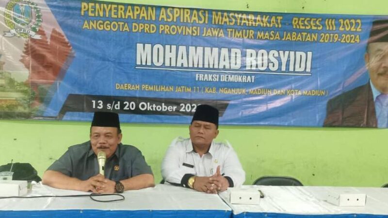 Kunjungi MAN-IV Madiun, Mohammad Rosyidi Berpesan Agar Siswa Menjadi Pemilih Cerdas