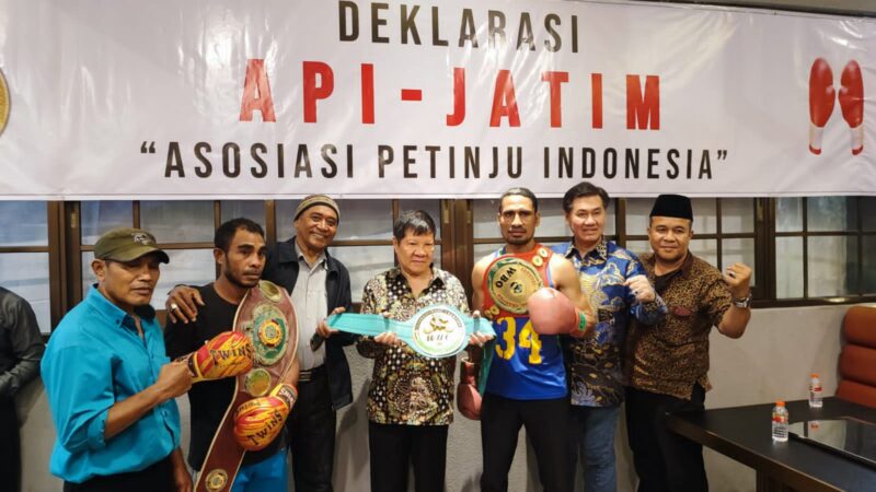 Deklarasi API Jatim – Dunia Tinju Profesional Diyakini akan bangkit kembali, Dimulai dari Jawa Timur