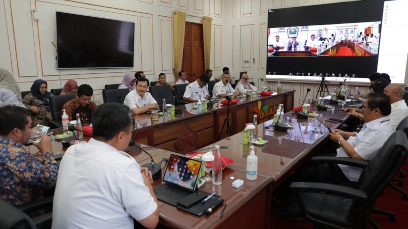 Bertemu Deputi Bappenas, Pj. Walikota Malang Paparkan Penanganan Banjir dan DED Pasar Besar