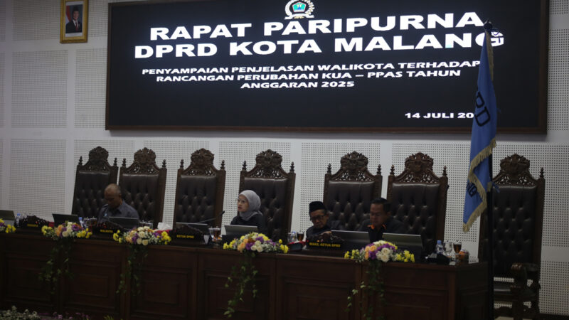 Rapat Paripurna Digelar, Wali Kota Malang Ajukan Ranperda Perizinan Pembangunan dan Tata Ruang Gedung